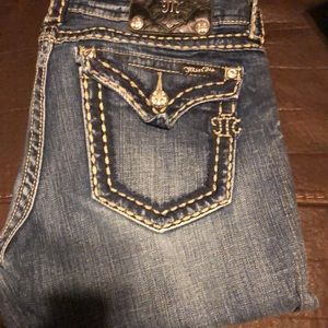 Size 30 Miss Me Bootcut Denim Jeans